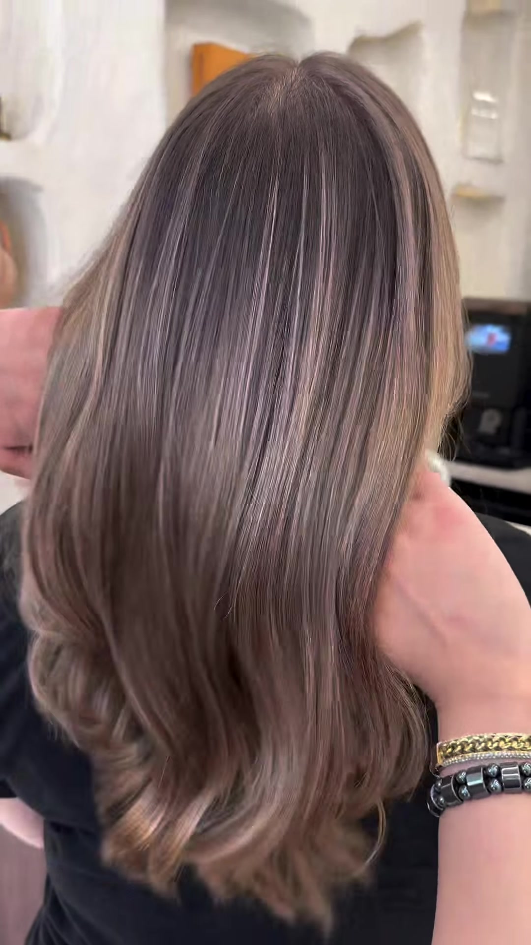 Balayage mit sanftem Farbverlauf